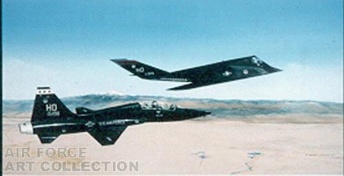 TALON AND STEALTH ON A TRAINING MISSION AT HOLLOMAN AFB, N.M.